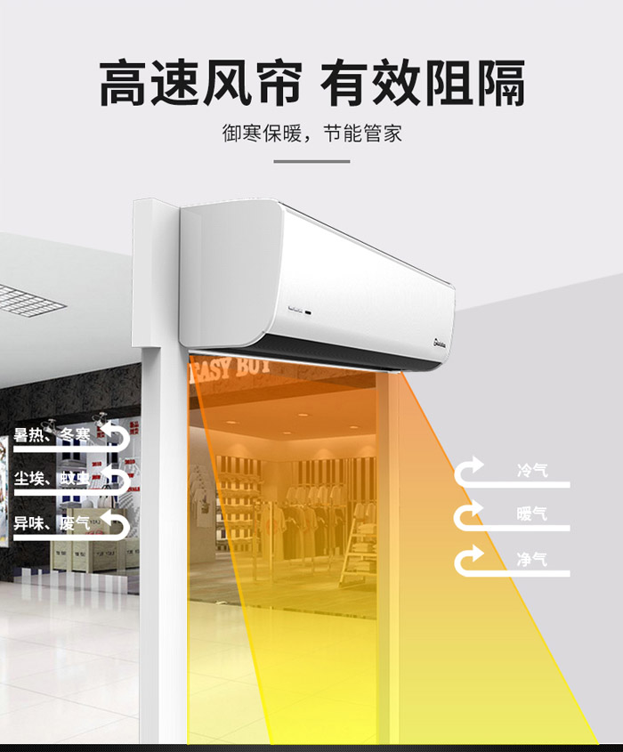 高速風(fēng)簾，有效阻隔