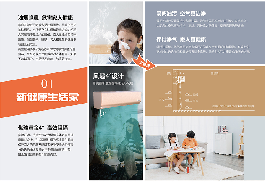 隔斷油煙機，新健康生活家